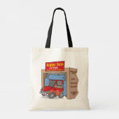 ハッピーオートカーウォッシュトートバッグ トートバッグ (裏面)