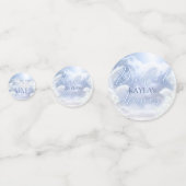 ハッピーオーバー・ザ・ムーン 9 | パンパス、雲、青空 コンフェッティ (裏面)