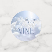 ハッピーオーバー・ザ・ムーン 9 | パンパス、雲、青空 コンフェッティ (スモール正面)