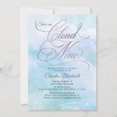 ハッピーオーラに満ちたウェディングシャワーの招待状 招待状 (正面)