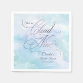 ハッピーオーラに満ちた花嫁のシャワーパーティー スタンダードカクテルナプキン (正面)