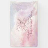 ハッピーオーラに満ちた花嫁のシャワーパーティー 横断幕 (縦)