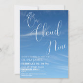 ハッピーオーラ全開の花嫁お別れパーティー週末の予定 招待状 (正面)