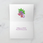 ハッピーオールデイズホリデーカード シーズンカード (内部)