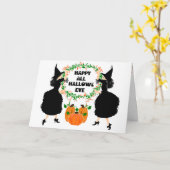 ハッピーオールハローズイブ カード (黄色い花)