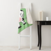 ハッピーカウイとベビーボトル漫画 シェルパブランケット (インサイチュ)