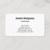 ハッピーカウウィズケーキ&プレゼントパーティー 名刺 (裏面)