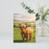 ハッピーカウウォーター色はがき ポストカード (スタンド正面)