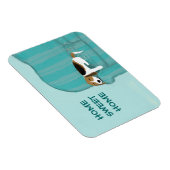 ハッピーカウチドッグ – ホームスイートホームカワイビーグル マグネット (右側)