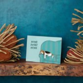 ハッピーカウチドッグ – ホームスイートホームビーグル フォトプラーク (側面)