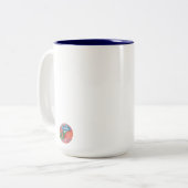 ハッピーカエルのマグカップ ツートーンマグカップ (正面左)