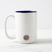 ハッピーカエルのマグカップ ツートーンマグカップ (左)