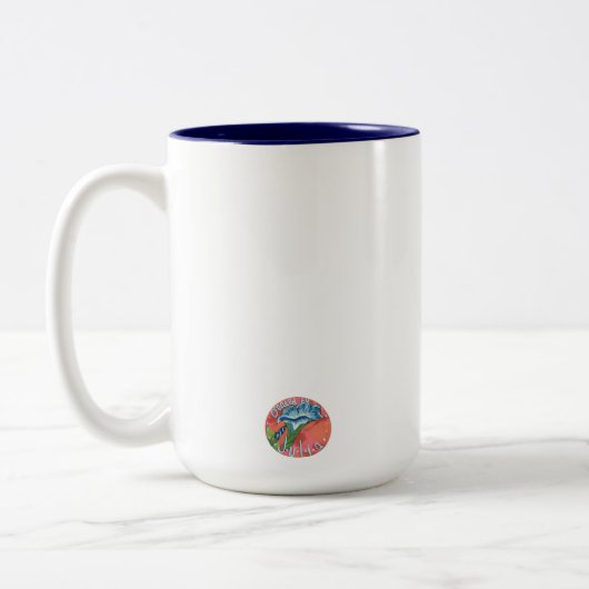 ハッピーカエルのマグカップ ツートーンマグカップ (左)