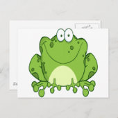 ハッピーカエルの漫画 ポストカード (正面/裏面)