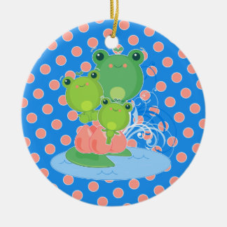 ハッピーカエル セラミックオーナメント
