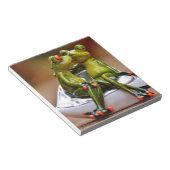 ハッピーカエル ノートパッド (アングル)