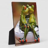 ハッピーカエル フォトプラーク (側面)