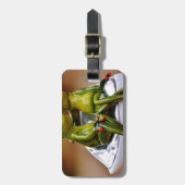 ハッピーカエル ラゲッジタグ (正面縦)