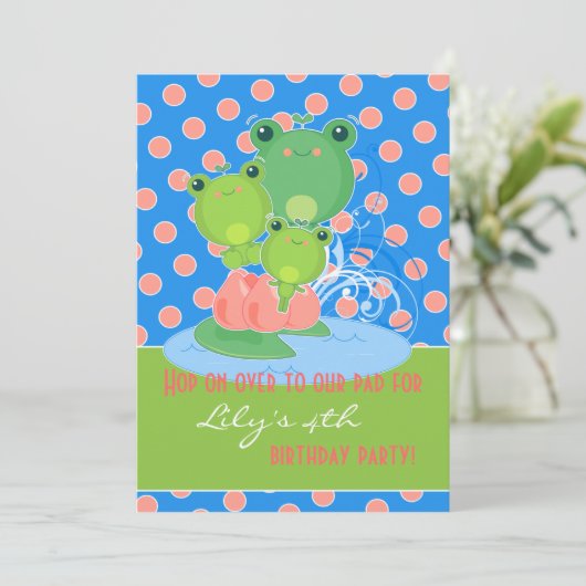 ハッピーカエル 招待状 (スタンド正面)