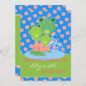 ハッピーカエル 招待状 (正面/裏面)