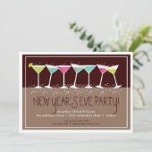 ハッピーカクテルズニューイブパーティの招待状 招待状 (スタンド正面)