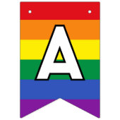 ハッピーカスタムプライド年ゲイプライドLGBTレインボー バンティングフラッグ (第2の旗)