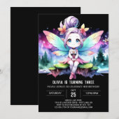 ハッピーカスタム誕生日 招待状 (正面/裏面)