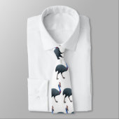 ハッピーカソの鳥の漫画イラストレーション ネクタイ (タイ)