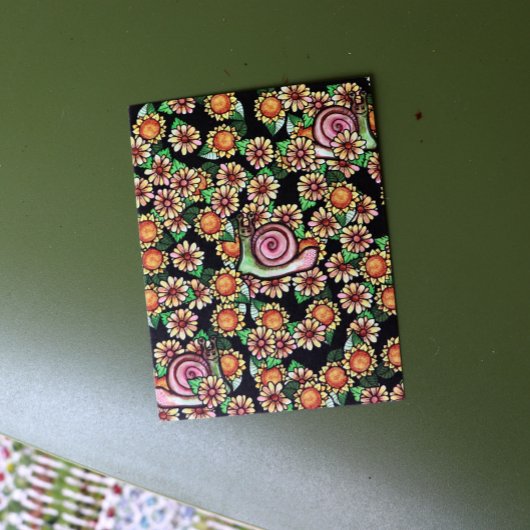 ハッピーカタツムリの花 ポストカード