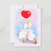 ハッピーカップルおもしろい誕生日カード カード (裏面)