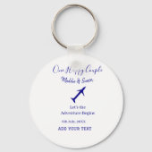 ハッピーカップルの冒険が始ま結婚る キーホルダー (裏面)
