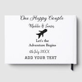 ハッピーカップルの冒険が始ま結婚る ゲストブック (裏面)