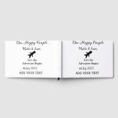 ハッピーカップルの冒険が始ま結婚る ゲストブック (全面)