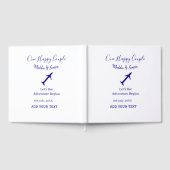 ハッピーカップルの冒険が始ま結婚る ゲストブック (全面)