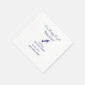 ハッピーカップルの冒険が始ま結婚る スタンダードカクテルナプキン (角)