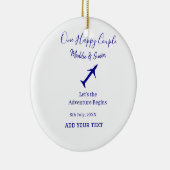 ハッピーカップルの冒険が始ま結婚る セラミックオーナメント (右)