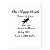 ハッピーカップルの冒険が始ま結婚る テーブルナンバー (裏面)