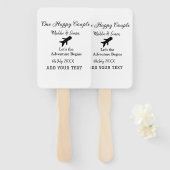 ハッピーカップルの冒険が始ま結婚る ハンドファン (正面&裏面)