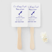 ハッピーカップルの冒険が始ま結婚る ハンドファン (正面&裏面)