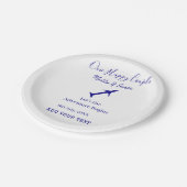 ハッピーカップルの冒険が始ま結婚る ペーパープレート (アングル)