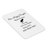 ハッピーカップルの冒険が始ま結婚る マグネット (右側)