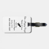 ハッピーカップルの冒険が始ま結婚る ラゲッジタグ (裏面横)