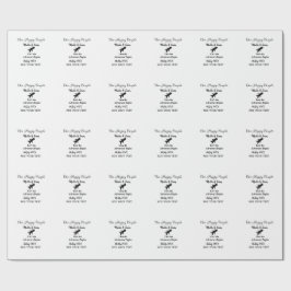 ハッピーカップルの冒険が始ま結婚る ラッピングペーパー