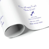 ハッピーカップルの冒険が始ま結婚る ラッピングペーパー (ロールコーナー)