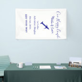 ハッピーカップルの冒険が始ま結婚る 横断幕 (トレードショー)