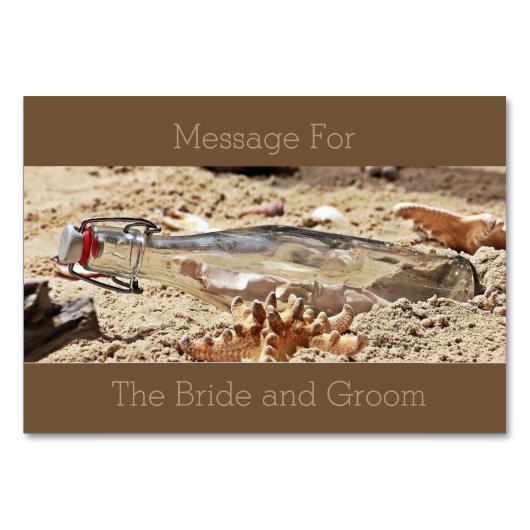 ハッピーカップルへのメッセージ テーブルナンバー (正面)