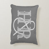 ハッピーカップルイニシャルオン アクセントクッション (裏面(縦))