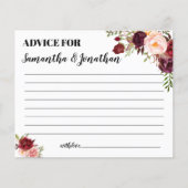 ハッピーカップルマルサラアドバイスゲーム用ブライダルシャワー (正面)