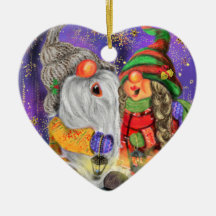 ハッピーカップル格言クリスマスオーナメント