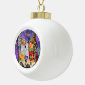 ハッピーカップル格言クリスマスオーナメント セラミックボールオーナメント (右)